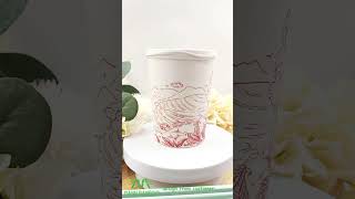 Customized Branded Logo, Eco Bamboo Cups - Biodegradable,Eco Friendly,Compostable