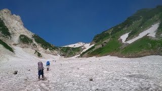 白馬岳登山(1/2) 猿倉から白馬大雪渓を通り白馬岳へ