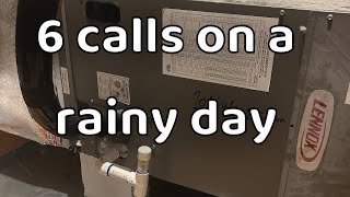A day in the life of a HVAC tech running calls #hvac #hvacsystem #hvaccontractor #bluecollar