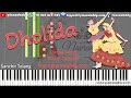 Dholida Garba Song Piano Tutorial - #Garba #Navratri #beats #music #piano #cover #navratrispecial