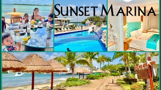 Sunset Marina Resort \u0026 Yacht Club, Cancun Mexico (Full Tour)