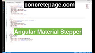 Angular Material Stepper