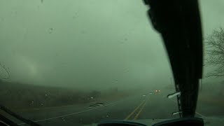 3-13-21 Clarendon, TX Very Close-up TORNADO! - 4K VIDEO - Tornado Outbreak In The Texas Panhandle