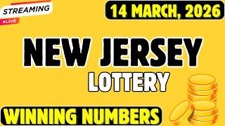 New Jersey Midday Lottery Results For - 14 Mar, 2026 - Pick 3 - Pick 4 - Cash 5 - Pick 6 - Powerball