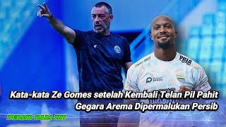 BERITA PERSIB ~ Kata kata Ze Gomes setelah Kembali Telan Pil Pahit Gegara Arema Dipermalukan Persib