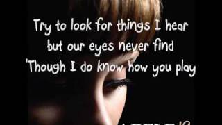 Adele cold shoulder w/ lyrics