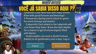 ⚠️. ATUALIZAÇÃO DO JOGO, MAIS DETALHES VÃO SER MODIFICADO NO LORDS MOBILE