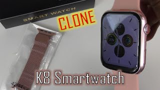 NEW K8 Series 6 Smartwatch In PINK: Unboxing \u0026 Review