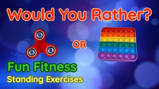 Would You Rather? WORKOUT - At Home Family Fun Fitness Activity - Physical Education - Brain Break