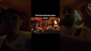 Kameraya el koymaya çalışan müşteri #istanbul #taksi #vlog #kamera