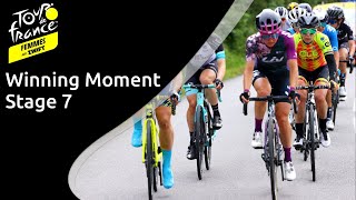 Stage 7 highlights: Winning moment - Tour de France Femmes 2022