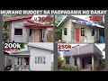 Murang Pagpapagwa ng Bahay182k/200k/250k PWEDE NG TIRAHAN KAYA MO DIN PAGAWA NITO’’LowbudgetHouse