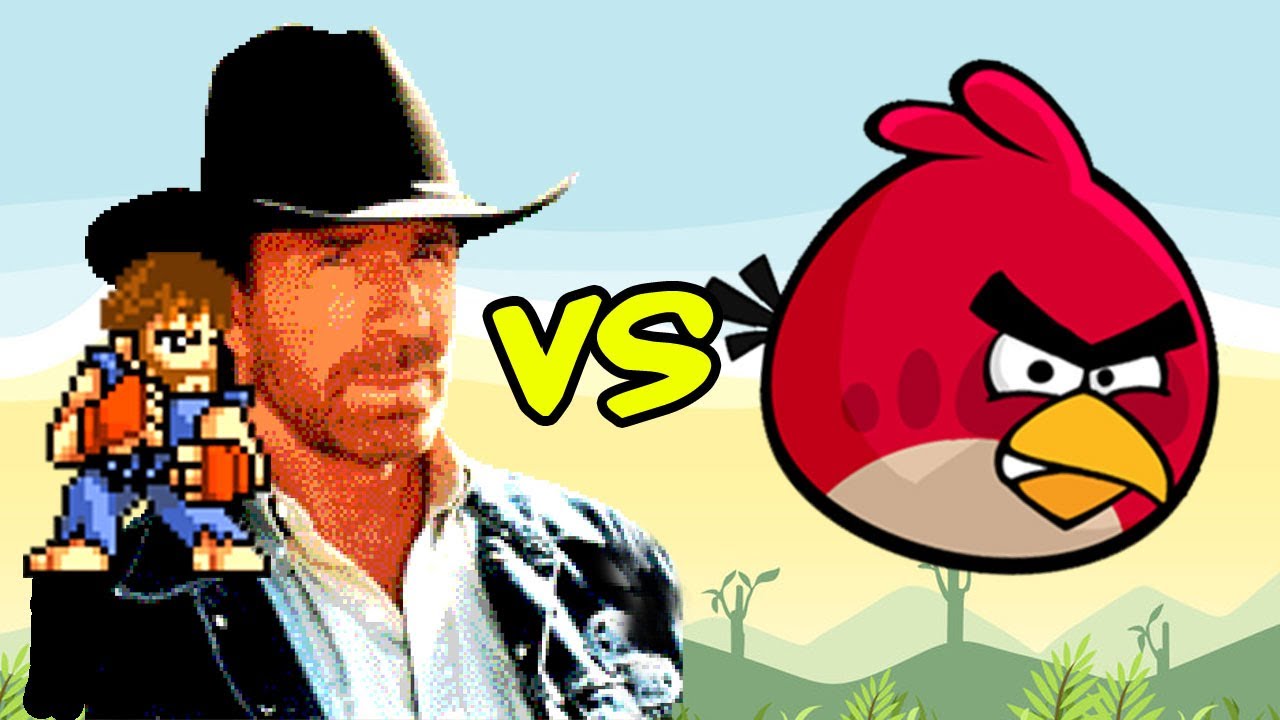 Chuck Norris Vs Angry Birds