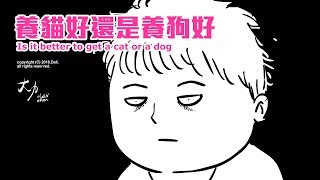 養貓好還是養狗好  Is it better to get a cat or a dog