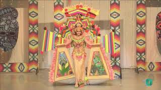 Miss Tepic FALLS during Miss Feria Nayarit 2019 National Costumes - HD video with slow motion