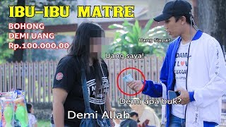 TEST KEJUJURAN! Cewek Tidak BerHijab BOHONG demi UANG 100K JATUH - Social Experiment