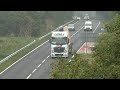 Mercedes, SCANIA, DAF XF, VOLVO FH, Renault truck, MAN,  - truck spotting -A1(M) motorway Full HD