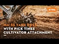 MM 55 YARD BOSS® with Pick Tines Tiller Attachment | STIHL