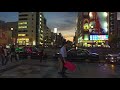 夕暮れ時の道頓堀川沿いをお散歩 walking around dotonbori river osaka at dusk【4k】