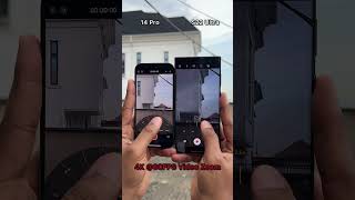 iPhone 14 Pro vs Samsung S22 Ultra 4K @60FPS Zoom Comparison