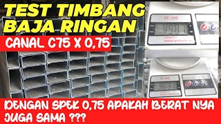 BERAPA BERAT BAJA RINGAN SEBENARNYA??? TEST TIMBANG BERAT BAJA RINGAN BERBEDA BEDA MERK