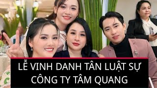 Luật sư NGỌC phát biểu trong lễ vinh danh tân luật sư