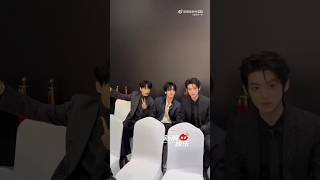 #Yanan, Xu Zhenxuan, and Lai Weiming backstage at the Weibo TV \u0026 Internet Video Summit 2024