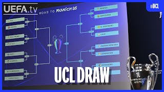 CHAMPIONS LEAGUE Round of 16 Draw!