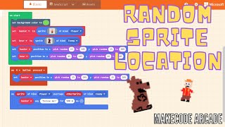 Random Sprite Location in MakeCode Arcade