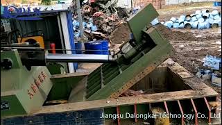 125ton Press Force Hydraulic Metal Scrap Baler Machine (Side Push Out)