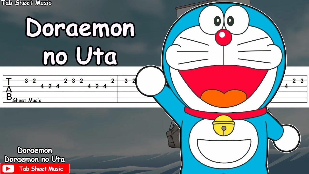 Doraemon Theme Song Doraemon No Uta Guitar Tutorial Tab Chords