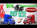 DEF Dosing Valve Replacement: Kenworth/Peterbilt