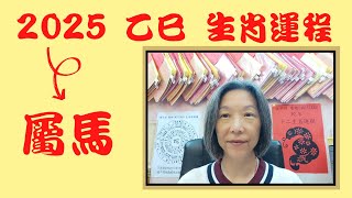 張子萍 2025乙巳年生肖運勢/蛇年十二生肖運程之生肖[馬]