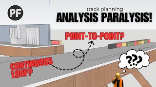 Model Railroad Track Planning for a Shelf Layout | Point to Point vs. Continuous Loop?