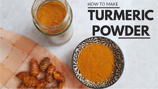 How To Make Turmeric Powder #shorts