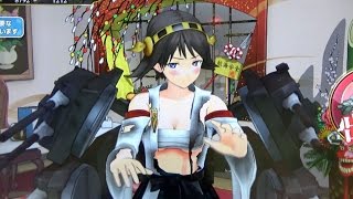 【艦これアーケード】大破した比叡(改)を見てみた