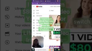 I Tried It Earn $80.00 Per Video You Watch For Free (NO LIMIT)#makemoneywatchingvideos  #makemoney