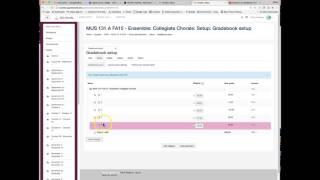 Moodle Natural Gradebook-Basic Setup