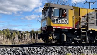 TasRail TR03 TR08 #31 train Spreyton