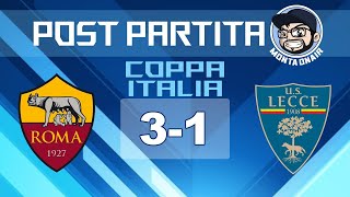 Roma  Lecce 3-1 Coppa Italia | Gol di Kumbulla , Abraham e Shomurodov
