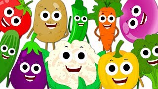 Ten Little Vegetables | Vegetables Song For Kids | Nursery Rhymes & Children Songs By Baby Box