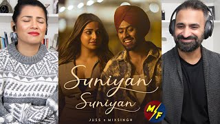 SUNIYAN SUNIYAN (Official Video) Juss x MixSingh | Reaction