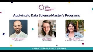 Career Panel on Data Science Master's Programs