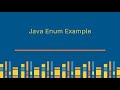enum in java