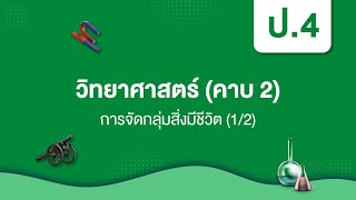 การจัดกลุ่มสิ่งมีชีวิต (1/2) | วิทยาศาสตร์ ป.4 หน่วยที่ 1