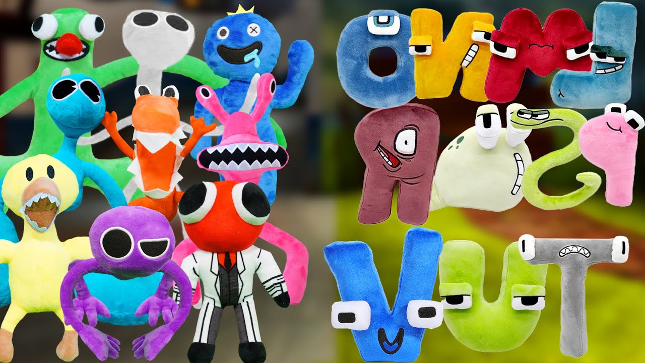 New Rainbow Friends Plush VS Alphabet Lore 🎶 FNF New Mod (Roblox ...