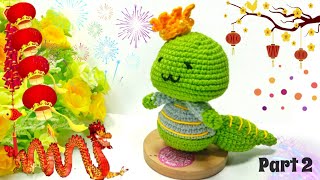 🔥 Crochet Snake Tutorial ‼️ How to Crochet Snake Amigurumi For Beginners‼️Crochet Snake Keychain  P2