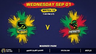 LIVE | Jamaica Tallawahs vs St Kitts & Nevis Patriots | CPL 2021