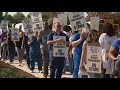 Health care workers picket outside US hospitals in multiple states, kicking off 3-day strike