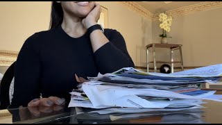 ASMR Paper Sorting w/ Finger Licking 💤💤